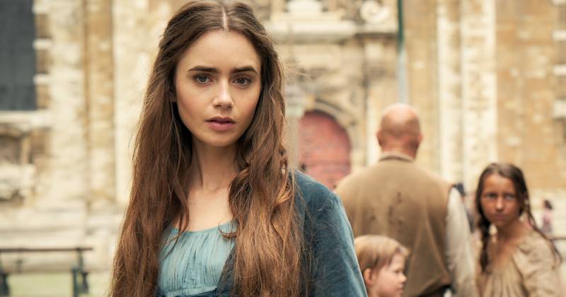 Lily Collins trong vai Fantine (BBC)