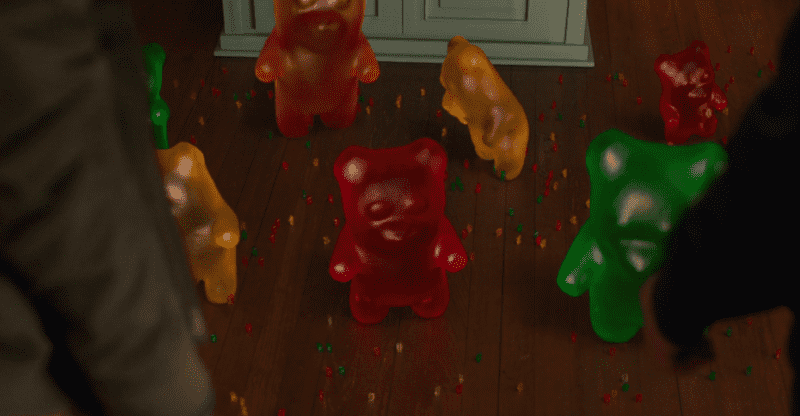 Những viên kẹo dẻo Gummy Bear quen thuộc với trẻ con nay trở nên kinh hoàng hơn bao giờ hết