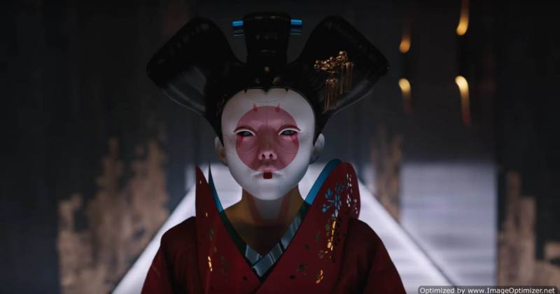 Và robot geisha với tạo hình hoàn toàn mới được đội ngũ làm phim VỎ BỌC MA tái kiến tạo