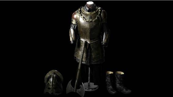 Còn đây là bộ giáp Tyrion mặc trong trận Blackwater. 