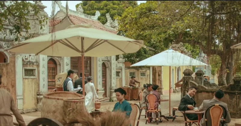 G&oacute;c c&agrave; ph&ecirc; th&agrave;nh thị: Bối cảnh sau khi thiết kế.
