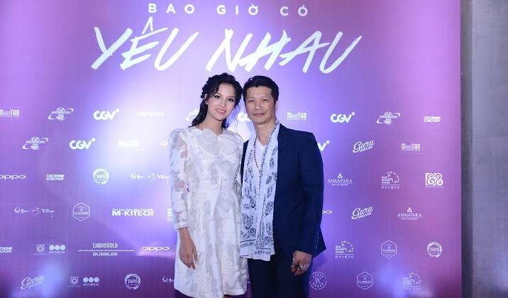 Vợ chồng giám đốc sản xuất Bebe Phạm và đạo diễn Dustin Nguyễn