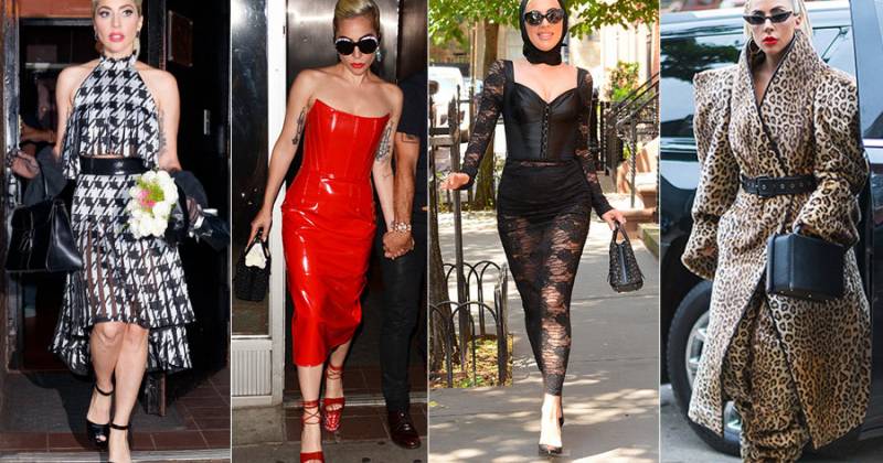 Phong cách thời trang lập dị của Lady Gaga. (HELLO! Canada)