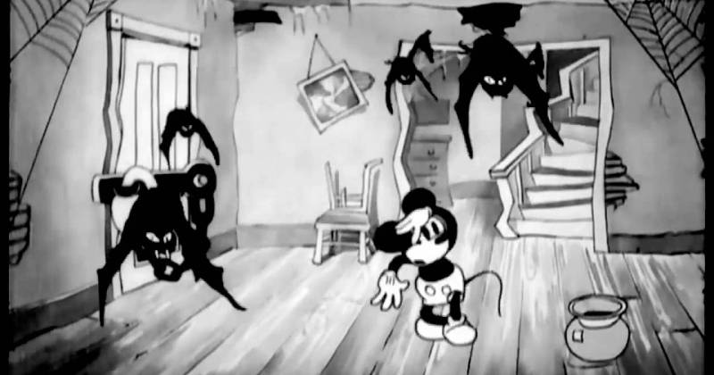 Ngôi nhà ám ảnh Chuột Mickey. (Youtube)