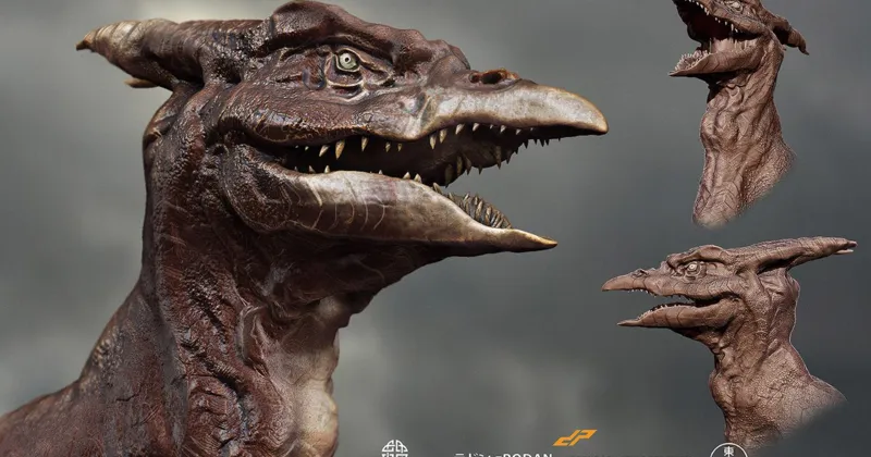 Tạo h&igrave;nh sơ thảo đầu ti&ecirc;n Rodan của Legenday.