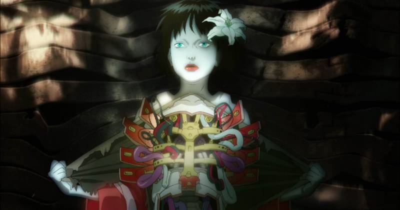 Tạo hình robot geisha trong phiên bản hoạt hình gốc