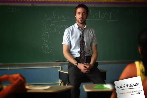 Bộ phim Half Nelson hồi năm 2006 đã mang lại cho Gosling đề cử Oscar đầu tiên trong sự nghiệp sau hơn 10 năm hoạt động nghệ thuật. Trong bộ phim này, anh thủ vai Dan Dune – một giáo viên lịch sử có mối quan hệ độc đáo với học trò khi anh bị bắt gặp đang phê thuốc. (ThinkFilm)