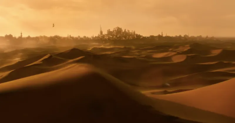 Th&agrave;nh phố Agrabah nh&igrave;n từ xa