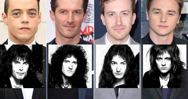 Từ trái qua: Rami Malek vai Freddie Mercury, Gwilym Lee vai Brian May, Joseph Mazzello vai John Decon và Ben Hardy vai Roger Taylor. (Ảnh: Ultimate Classic Rock) 