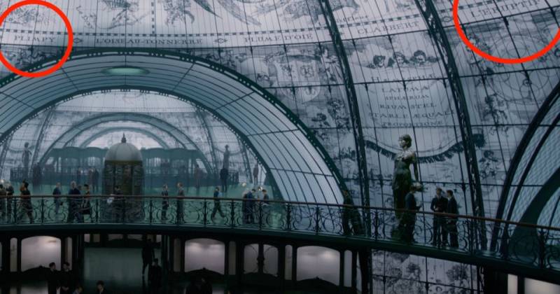 2 sinh vật có tên trên trần nhà Bộ Phép Thuật Pháp đã từng được nhắc đến trong Harry Potter và Bảo Bối Tử Thần. (Warner Bros.)