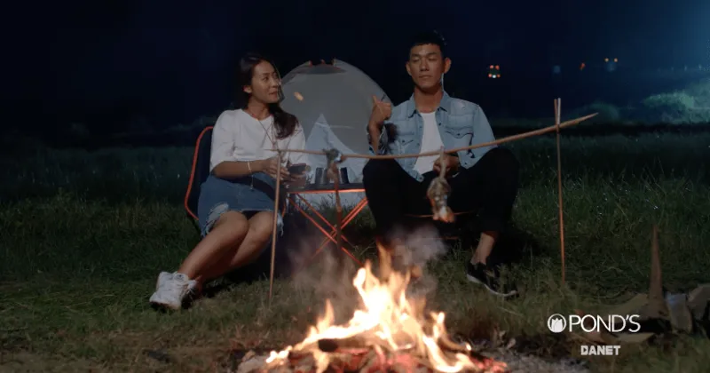 Hoài Phương và Duy Kiên có buổi câu cá dã ngoại đầy lãng mạn