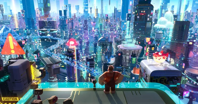 Đồ họa tuyệt đẹp của Wreck-It Ralph 2. (IMDb)