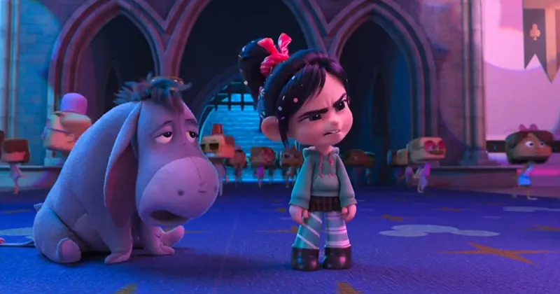 B&ecirc;n tr&aacute;i l&agrave; lừa Eeyore trong phim Winnie the Pooh. (IMDb)