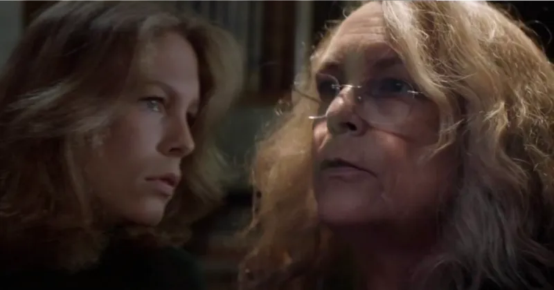 Jamie Lee Curtis bản gốc 1978 và bản 2018. Ảnh: Irmonline