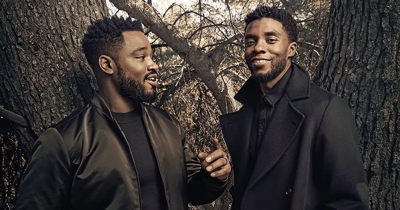 Ryan Coogler cùng nam diễn viên Chadwick Boseman trong Chiến Binh Báo Đen (Variety)