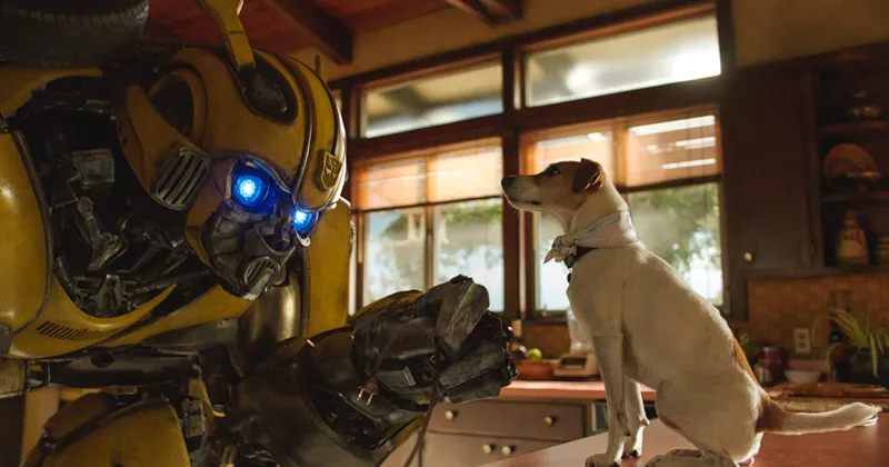 Bumblebee nhỏ hơn rất nhiều so với Transformers. (IMDb)