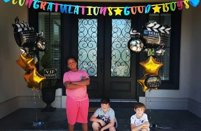 Các sao nhí Brady Noon, Jacob Tremblay, và Keith L. Williams tại sự kiện của Good Boys