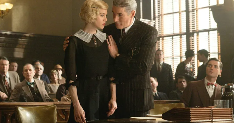 Phiên tòa của Roxie Hart không khác gì một trò hề. (Ảnh: IMDb)
