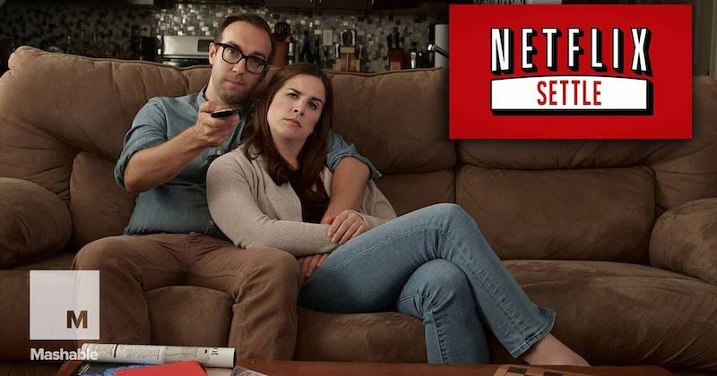 Netflix có thể ảnh hưởng nhiều đến một mối quan hệ nếu cả hai không cùng gu phim (Laughing Squid)