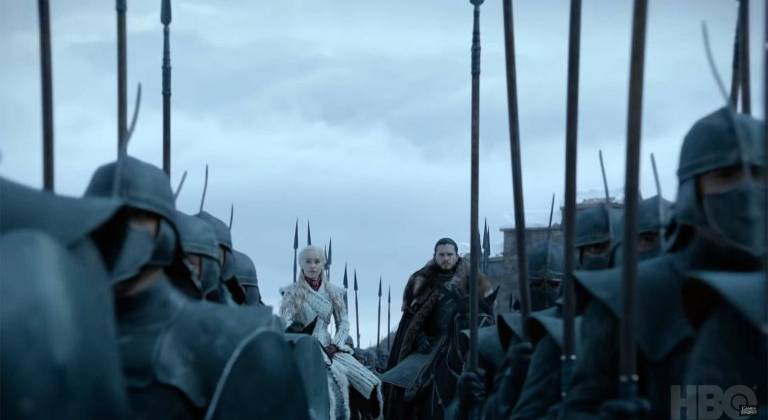 Đội quân của Dany tiến vào Winterfell 