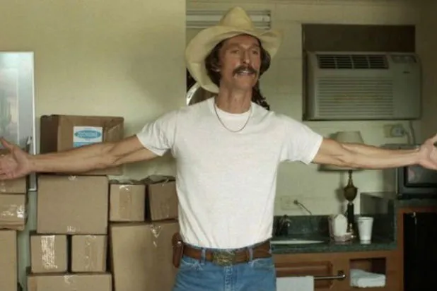 10. Trong Dallas Buyers Club (2013), Matthew McConaughey đã giảm gần 18kg cho vai diễn đoạt giải Oscar – Ron Woodroof. (Ảnh: Focus Features)