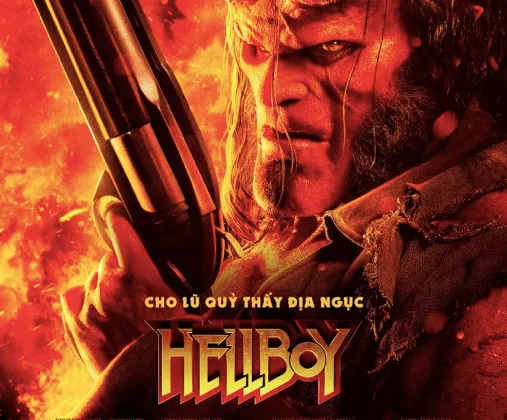 Poster ch&iacute;nh thức của Hellboy (2019) tại Việt Nam