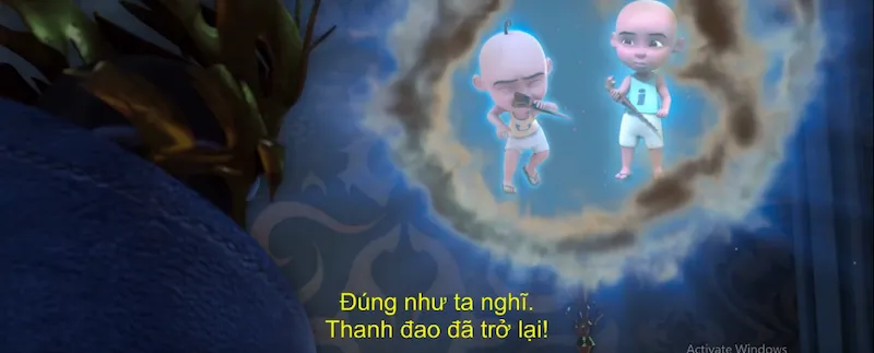 Thần đao có vai trò quan trọng trong Upin & Ipin: Truyền Thuyết Thần Đao