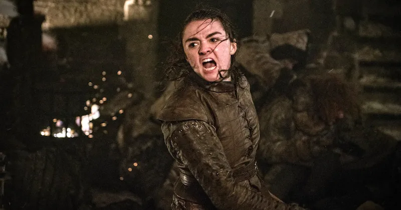 Maisie Williams liên tục toả sáng trong 2 tập phim Game of Thrones (Ảnh: EW)