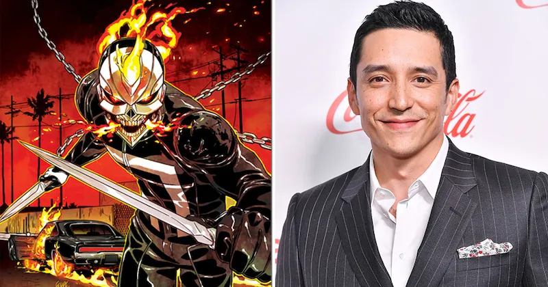 Gabriel Luna và nhân vật Ghost Rider (Ảnh: Variety)