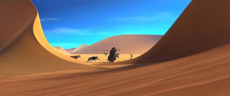 Nhóm bạn không ngại vượt sa mạc nóng bỏng để đưa bé Gấu Trúc trở về với gia đình 