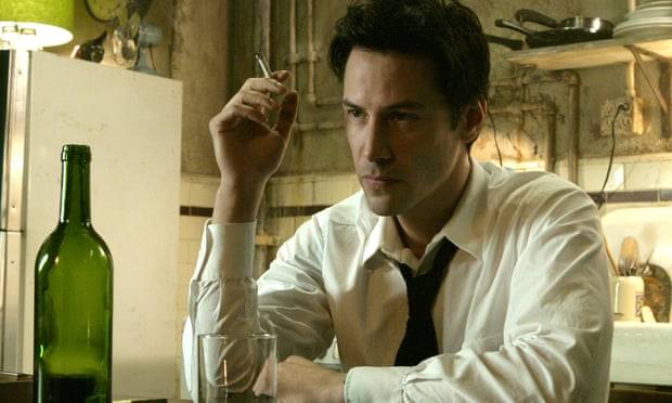 Keanu Reeves trong Constantine (2005), một trong những phim yêu thích của anh. (Ảnh: The Guardian)