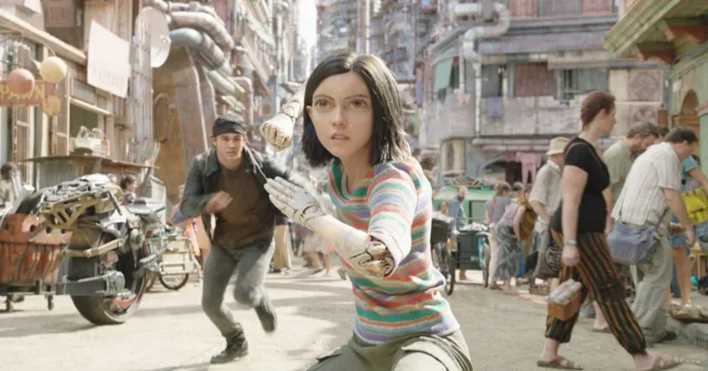 Một cảnh trong Alita: Thiên Thần Chiến Binh (Ảnh: Fox)