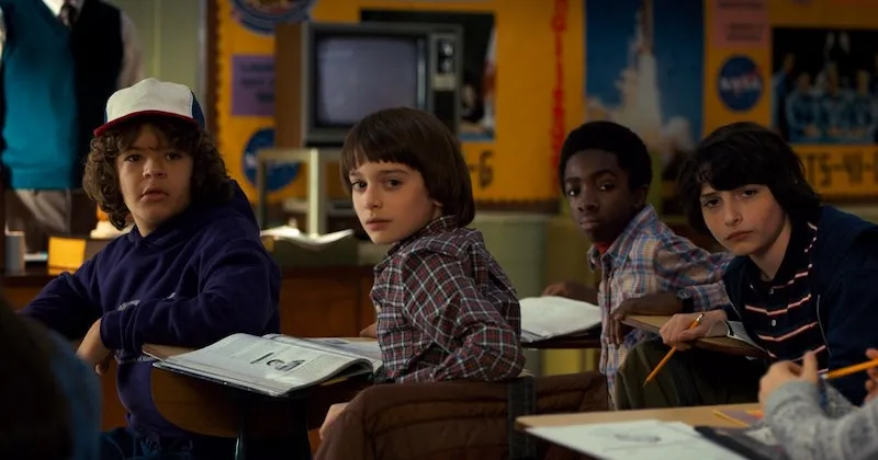 Bộ tứ Dustin, Will, Lucas và Mike của Stranger Things. Ảnh: Bustle