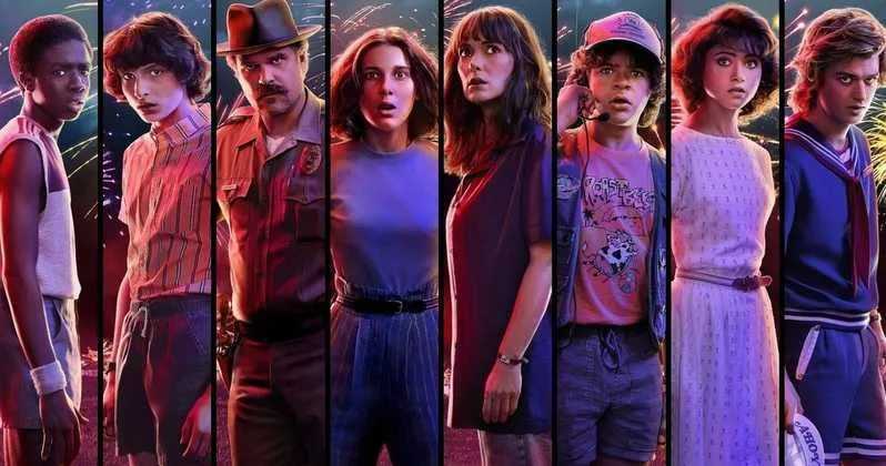 C&aacute;c nh&acirc;n vật trong Stranger Things 3 (Ảnh: TVweb)