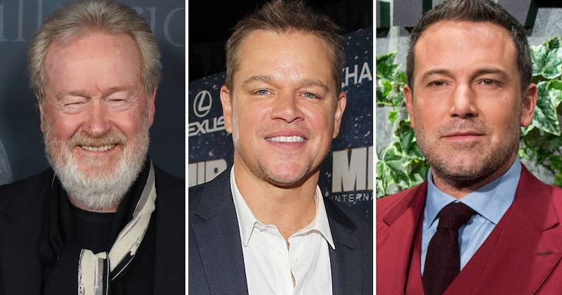 Ridley Scott, Matt Damon, Ben Affleck (Ảnh: Variety)