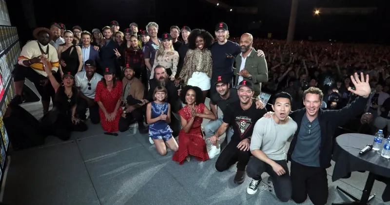 Ê-kíp Phase 4 của MCU tại SDCC 2019 vừa qua (Ảnh: Solzy at the Movies)