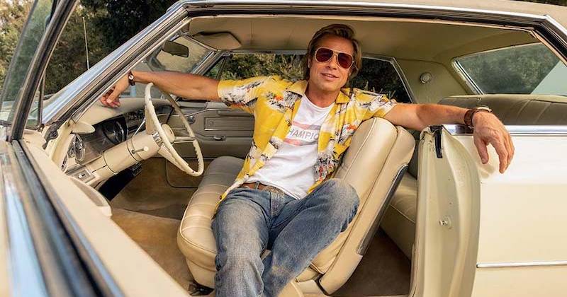 Nhân vật đóng thể của Brad Pitt với áo sơ mi Hawaii và kính phi công (Ảnh: Sony Pictures)