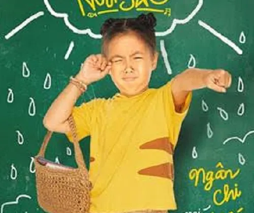 Ngân Chi đảm nhận vai bé Hến hay khóc nhè trong Anh Thầy Ngôi Sao