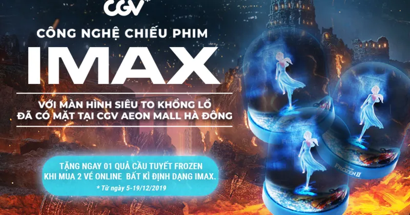 Quà tặng khai trương dành cho khán giả ghé thăm CGV Aeon Hà Đông.