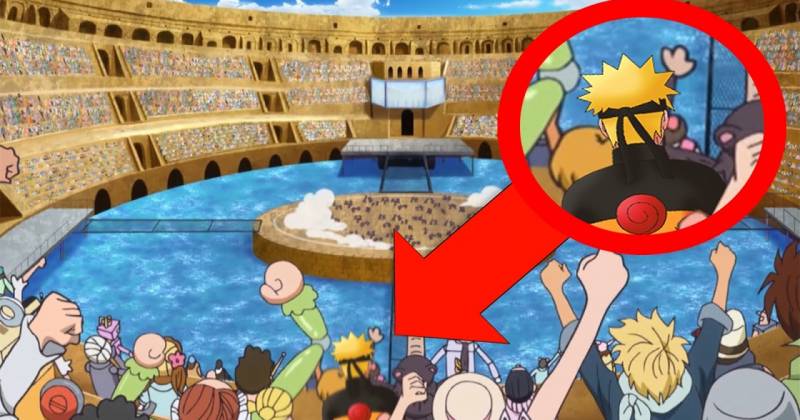 Naruto thậm chí từng xuất hiện trong One Piece.