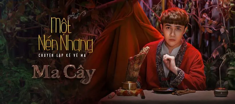 Tạo hình xuyên suốt 5 tập của Huỳnh Lập cùng chiếc áo choàng đỏ như pháp sư.