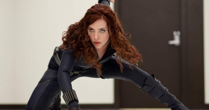 Scarlett Johansson khoe đường cong bốc lửa khi hóa thân thành Black Widow trong phim "Iron Man 2" hồi năm 2010. Ảnh: Paramount.