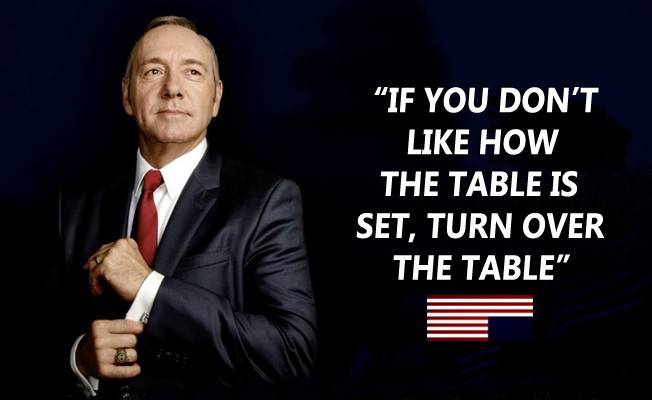 "Thoại phim của Frank Underwood thậm chí còn được tổng hợp thành các quotes lan truyền rộng rãi trên internet"