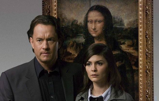 Tom Hanks cùng Audrey Tatou trong “Mật mã Da Vinci”