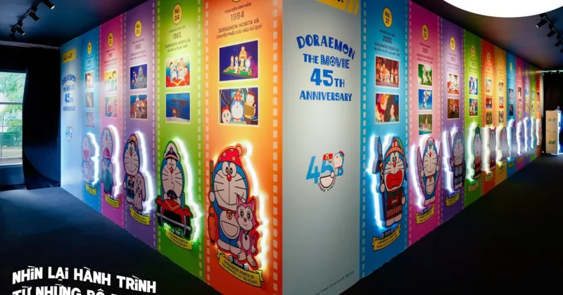 Triển l&atilde;m Doraemon 45 Years kỷ niệm 45 năm loạt phim điện ảnh Doraemon