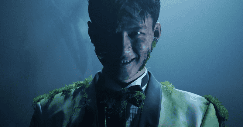 Hình ảnh hoá trang ma rêu trong phim Dưới Đáy Hồ