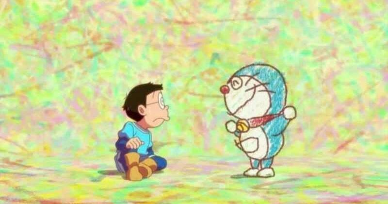 Doraemon ngây ngô qua nét vẽ đáng yêu của Nobita