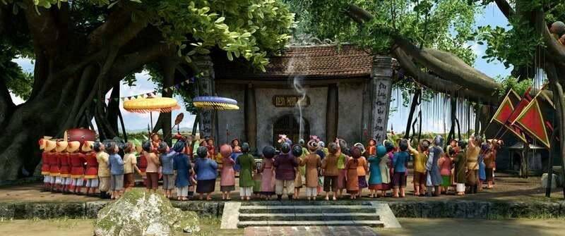 Làng quê Việt Nam hiện lên sống động trong Trạng Quỳnh Nhí