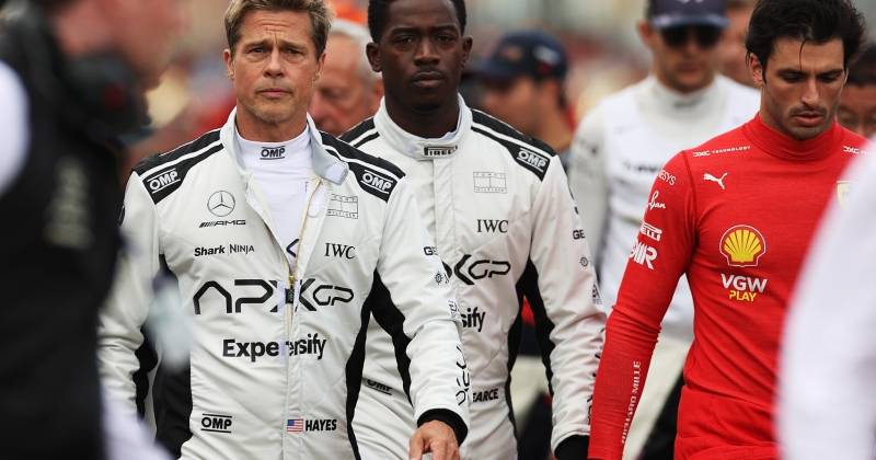 Hình ảnh Brad Pitt trong Formula 1(F1)