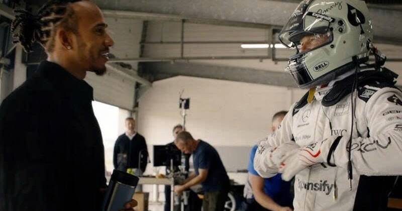 Huyền thoại F1, Lewis Hamilton cũng xuất hiện trong cuộc đua